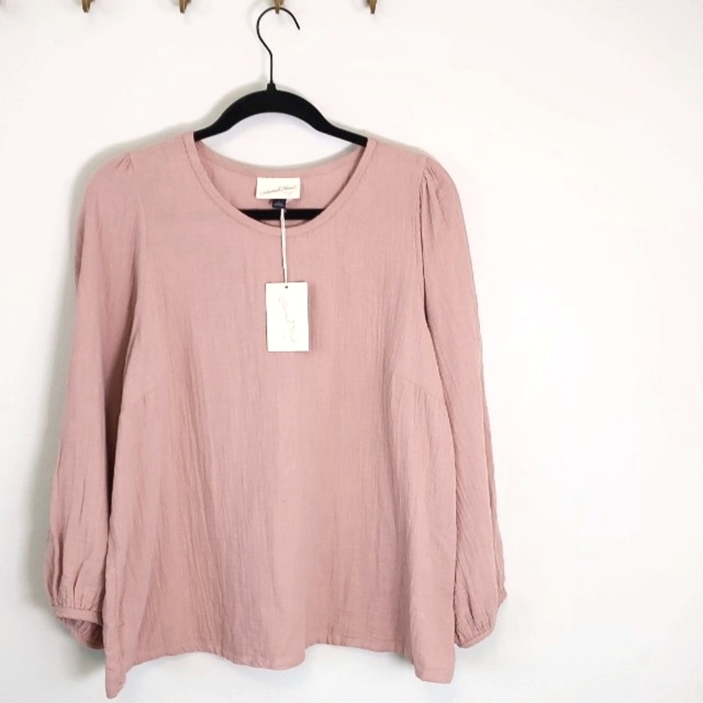 Universal Thread Dusty Pink Long Sleeve Blouse
